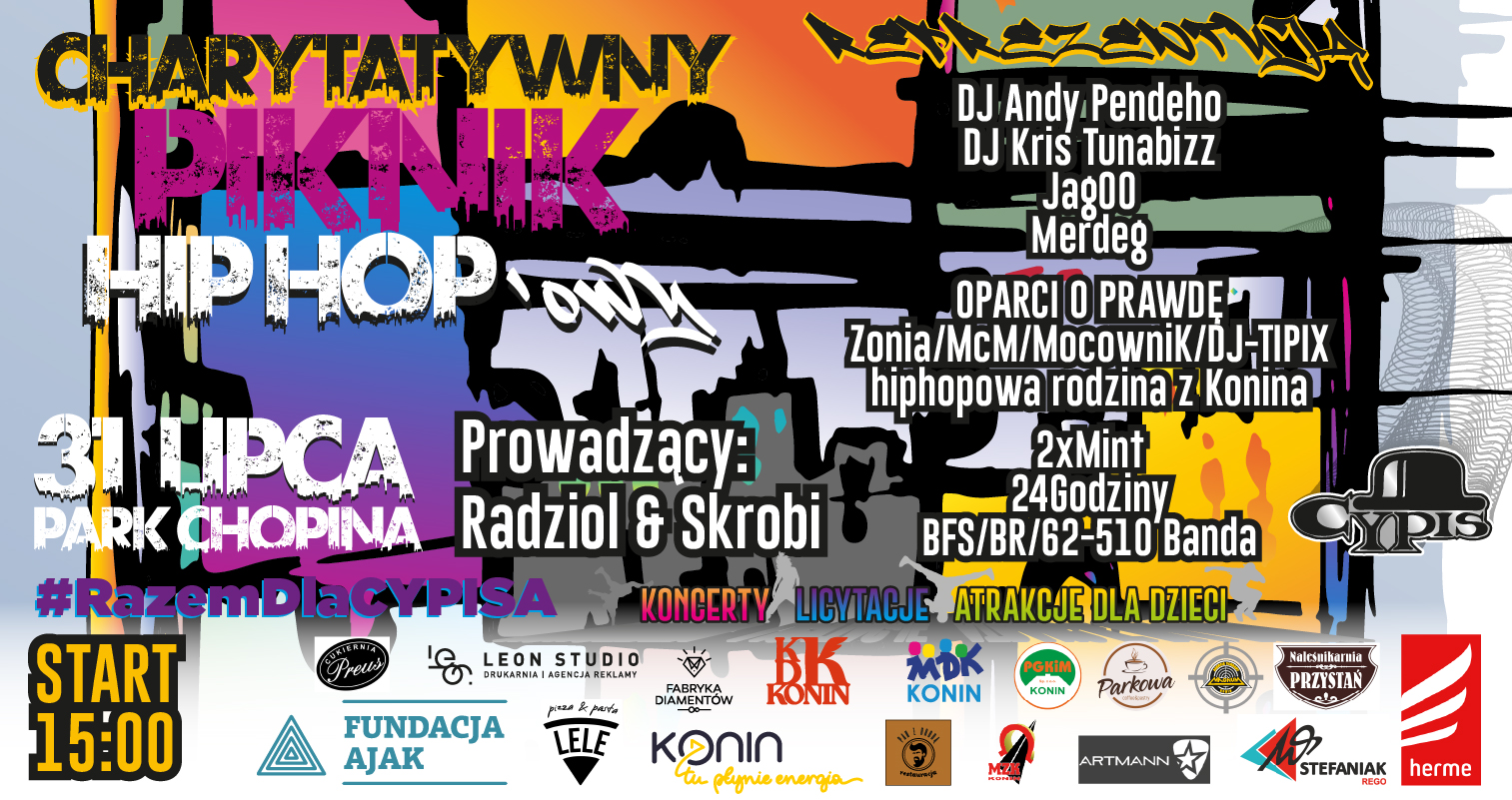Plakat Charytatywny piknik dla Cypisa