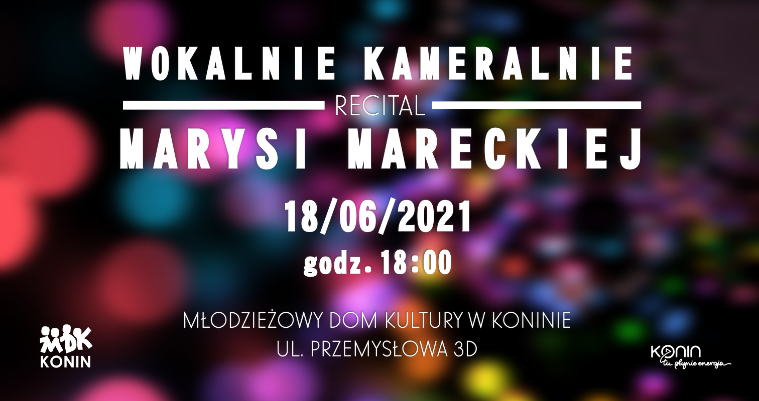 MDK Plakat koncer Marysia