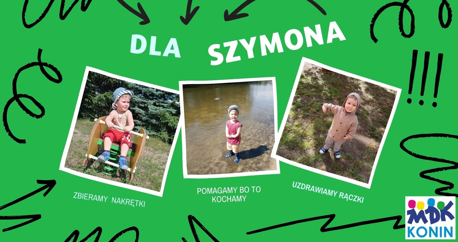 Zbieramy nakrętki dla Szymona