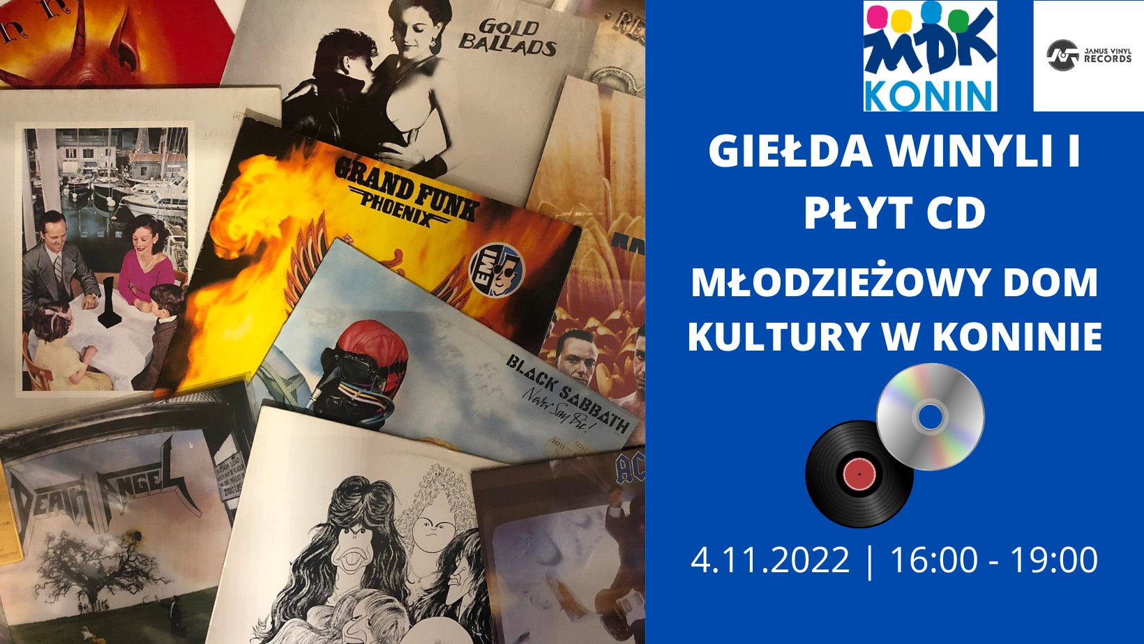 Plakat -winyle i płyty